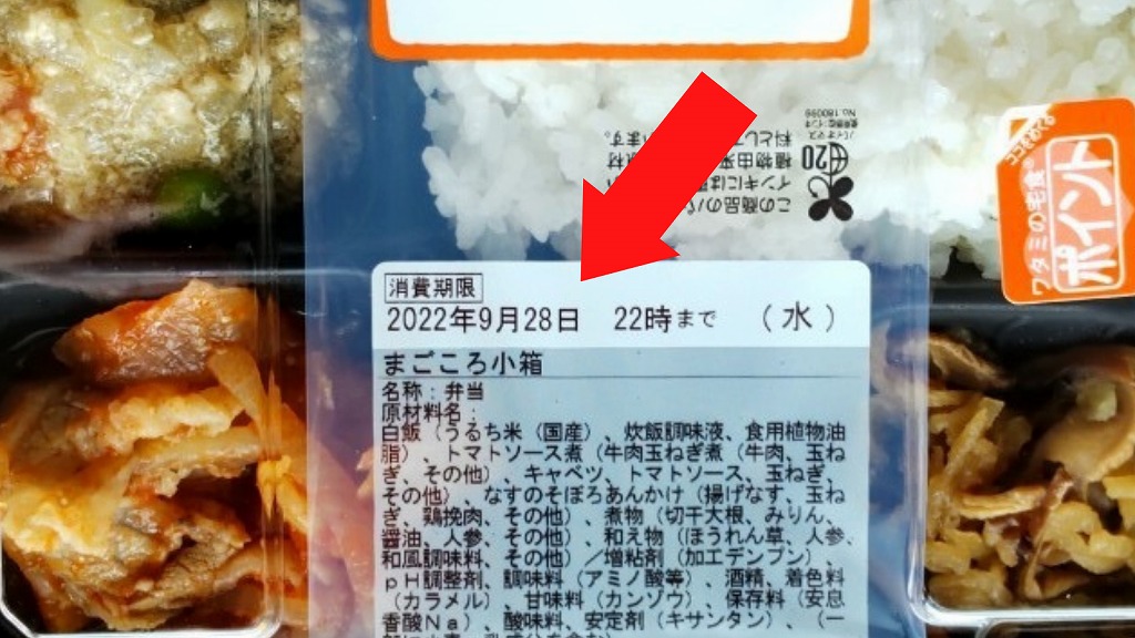 ワタミの宅食の賞味期限は弁当上部に記載