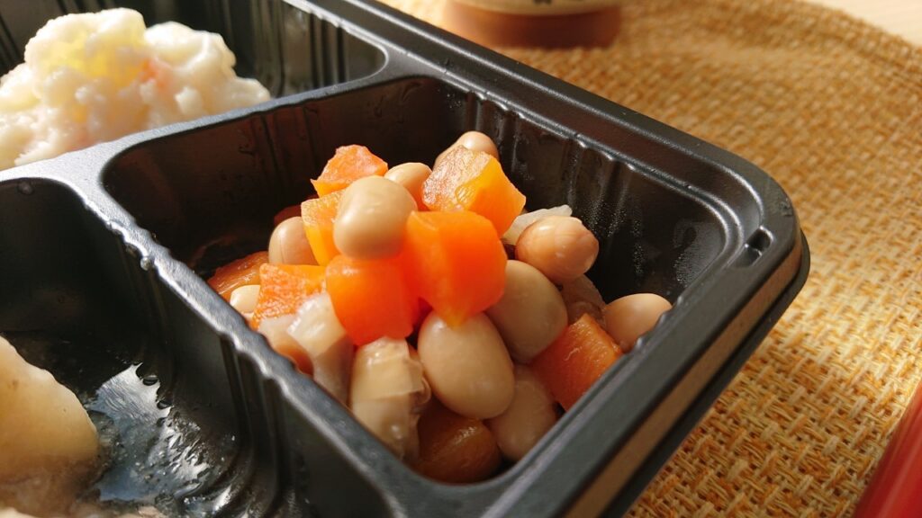 副菜の、大豆の五目煮