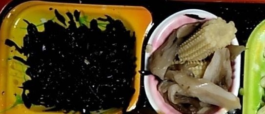 ひじき煮・ヤングコーンと舞茸のコンソメ煮の拡大画像