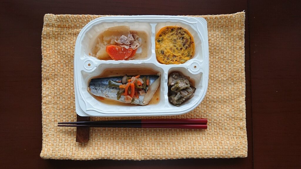 さわら野菜あんかけ弁当の全体画像