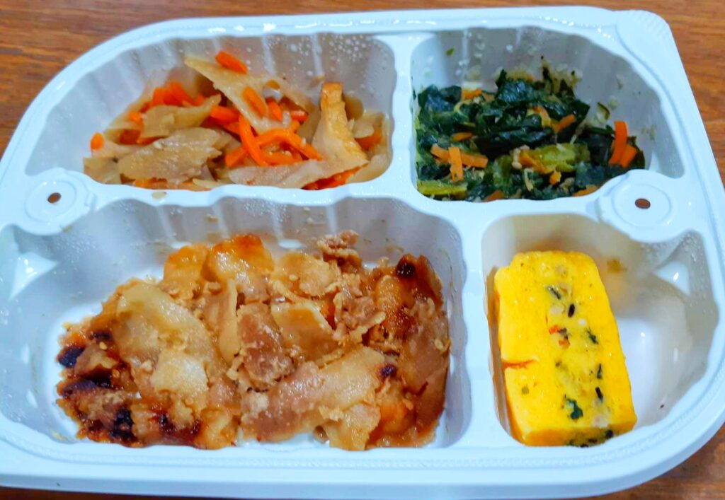 やわらかダイニング「豚肉の辛子みそかけ弁当」の画像