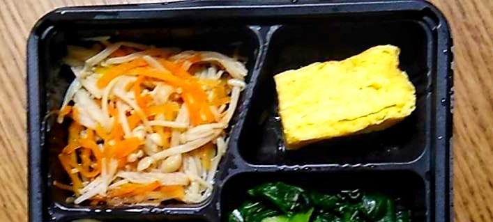 えのき茸の煮浸しと、だし巻き玉子の画像