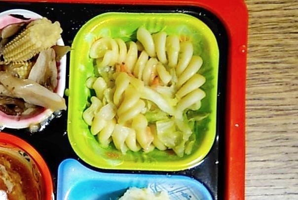 ねじりパスタのペペロンチーノ風の画像