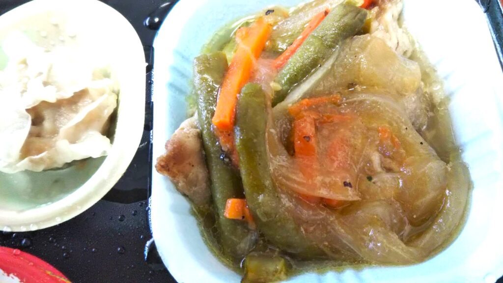 食宅便・牛肉と野菜のステーキソース和え